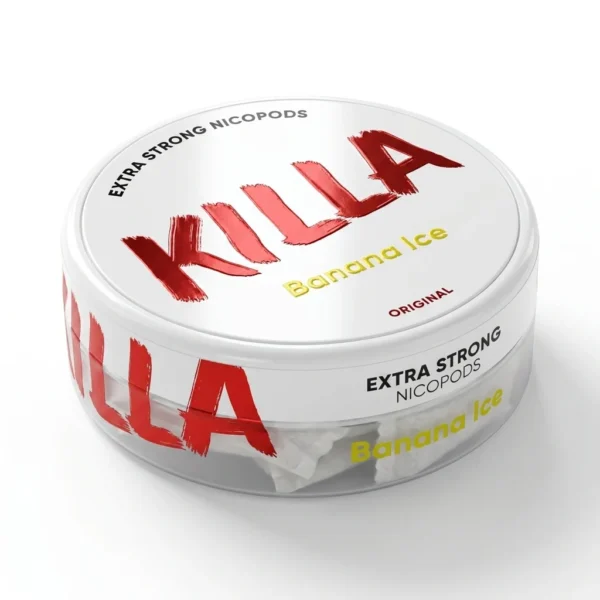 Killa Banana Ice Extra Strong Nicotine Pouches 16mg/g (20 Σακουλάκια)