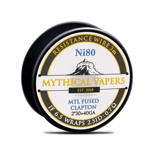 Mythical Vapers MTL Fused Clapton 2*30+40GA Ni80 3m