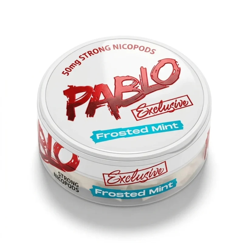 Pablo Exclusive Frosted Mint Nicotine Pouches 50mg/g