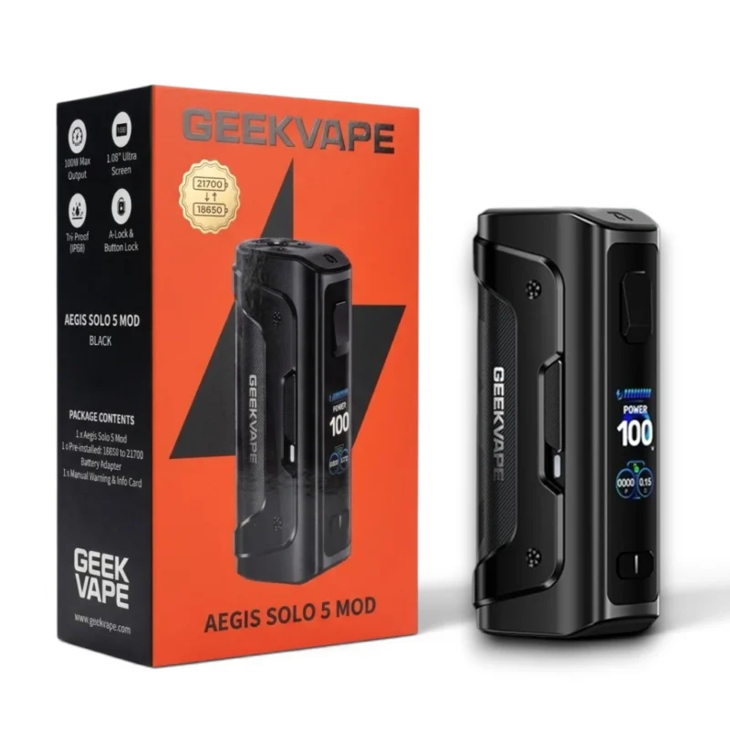Geekvape Aegis Solo 5 Box Mod 100W