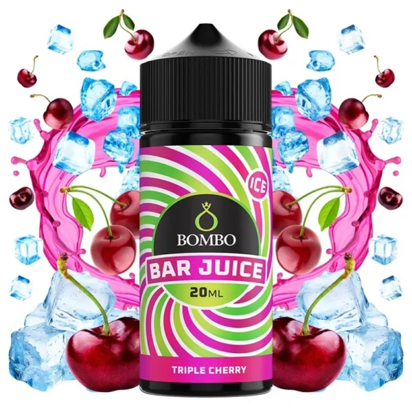 Bombo Bar Juice Hyper Boost Triple cherry Flavor Shot 20ml/120ml